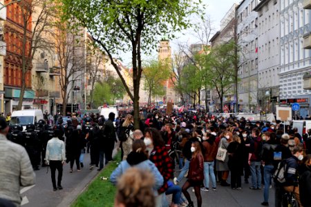 Revolutionary 1st may demonstration Berlin 2021 77