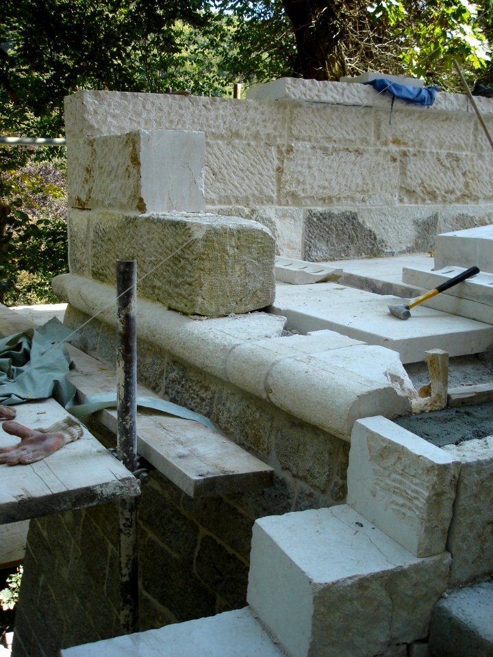Restoration of Pišece Castle in 2006 89