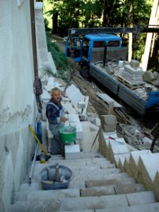 Restoration of Pišece Castle in 2006 94
