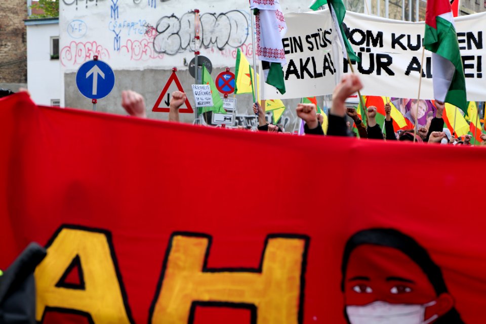 Revolutionary 1st may demonstration Berlin 2021 40