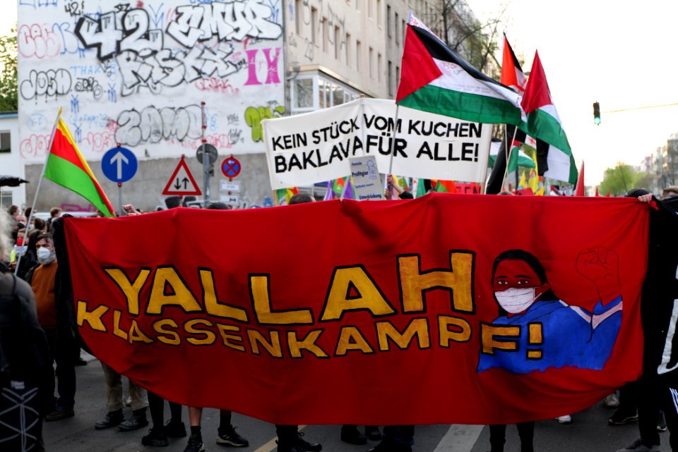 Revolutionary 1st may demonstration Berlin 2021 35