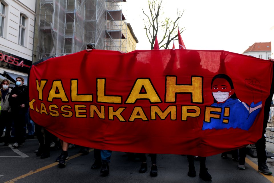 Revolutionary 1st may demonstration Berlin 2021 48