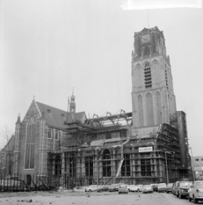 Restauratie St. Laurenskerk te Rotterdam, de St. Laurenskerk (exterieur), Bestanddeelnr 917-5096
