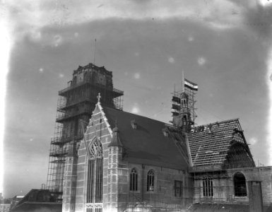 Restauratie St. Laurenskerk Rotterdam, daktoren onder de kap, Bestanddeelnr 907-4302
