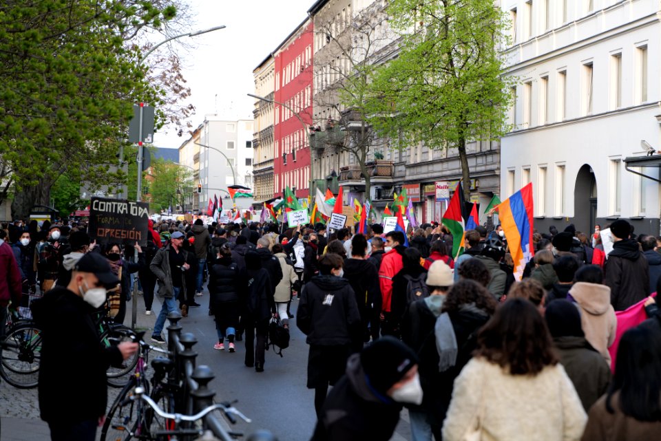 Revolutionary 1st may demonstration Berlin 2021 59
