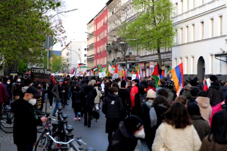 Revolutionary 1st may demonstration Berlin 2021 59