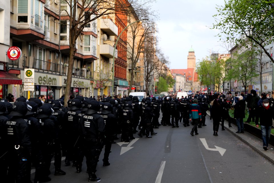 Revolutionary 1st may demonstration Berlin 2021 80