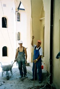 Restoration of Pišece Castle in 2006 54