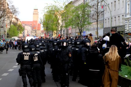 Revolutionary 1st may demonstration Berlin 2021 83