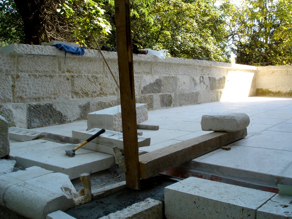 Restoration of Pišece Castle in 2006 88