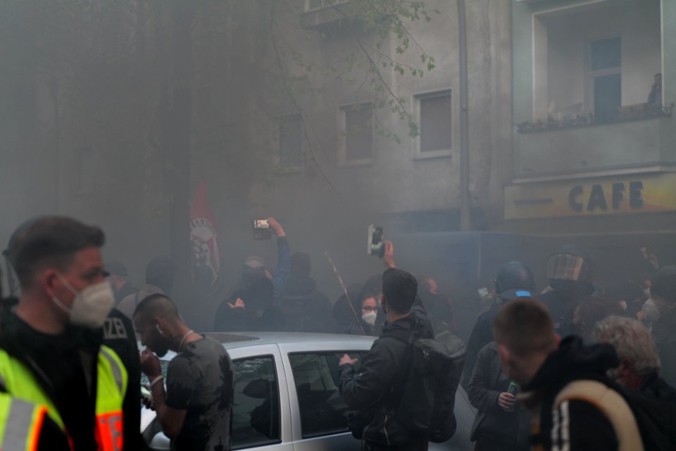 Revolutionary 1st may demonstration Berlin 2021 92