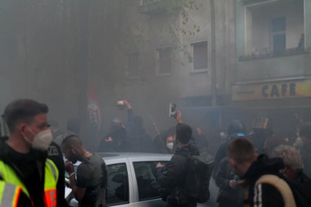 Revolutionary 1st may demonstration Berlin 2021 92