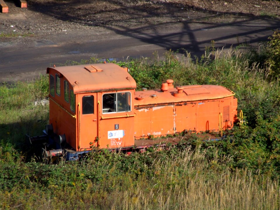 Retired shunter at Völklingen steelcompany Saarstahl