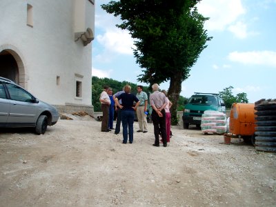 Restoration of Pišece Castle in 2007 01