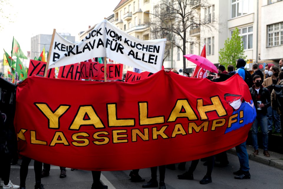 Revolutionary 1st may demonstration Berlin 2021 21