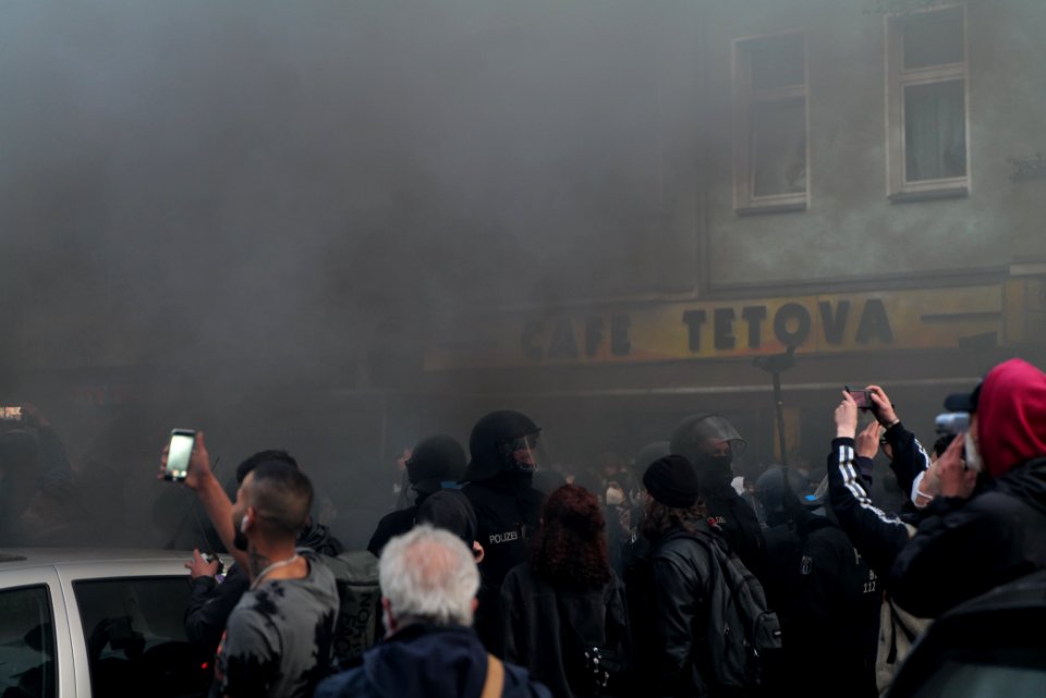 Revolutionary 1st may demonstration Berlin 2021 91