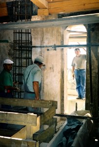Restoration of Pišece Castle in 2006 06