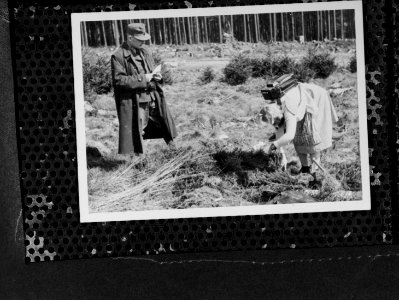 Reproducties, meisjes, zuurstofapparatuur, mannen, bossen, tromp, Bestanddeelnr 253-6876