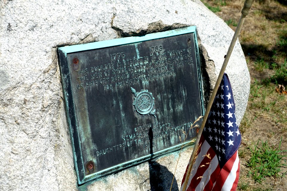Revolutionary War Memorial - Middleborough, Massachusetts - DSC03982