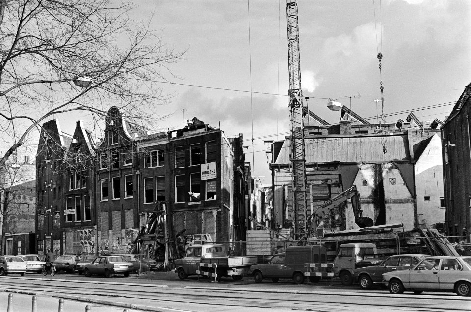 Restauratie-werkzaamheden op de Nieuwezijdsvoorburgwal en de Sint Nicolaasstraat, Bestanddeelnr 931-3160