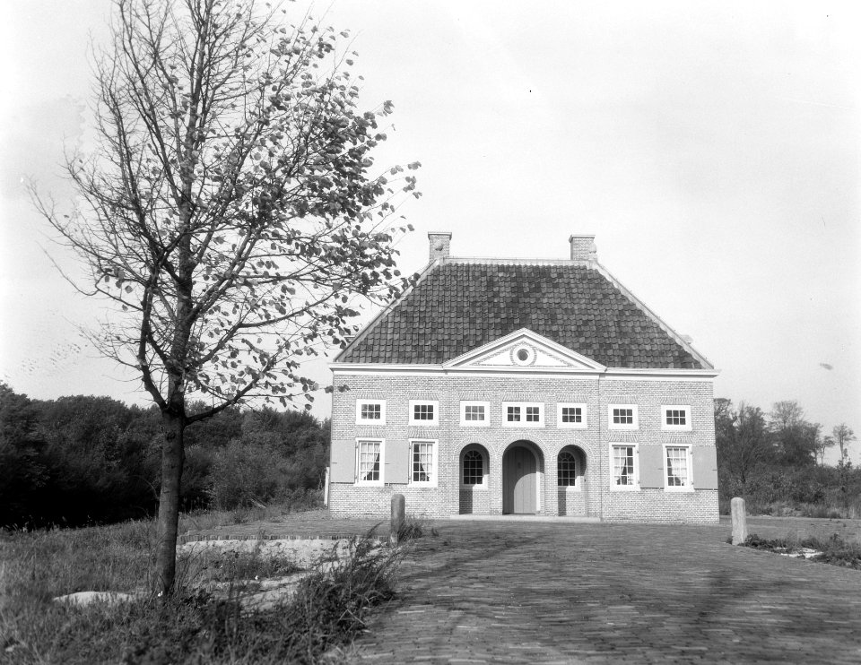Restauratiewerk aan Paleis Huis ten Bosch , gebouwen en interieurs. Bijgebouw, Bestanddeelnr 906-7874