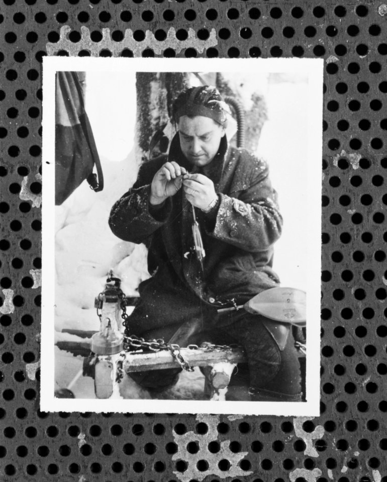 Reproducties, mannen, apparatuur, kettingen, sneeuw, tromp, Bestanddeelnr 253-6879