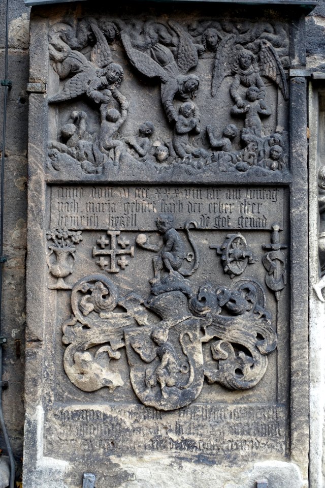 Resurrection with monkey - St. Sebald church - Nuremberg, Germany - DSC02005