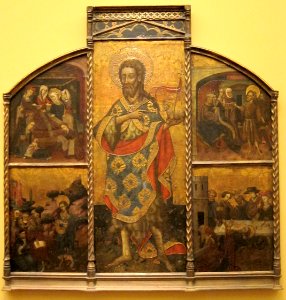 Retable of Saint John the Baptist by Blasco de Grañén, San Diego Museum of Art photo