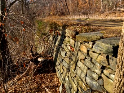 Retaining wall on C and O near 11 mile mark