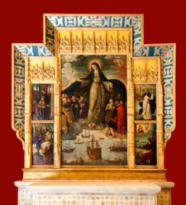 Retablo virgen mareantes 1 Alcazar Seville Spain