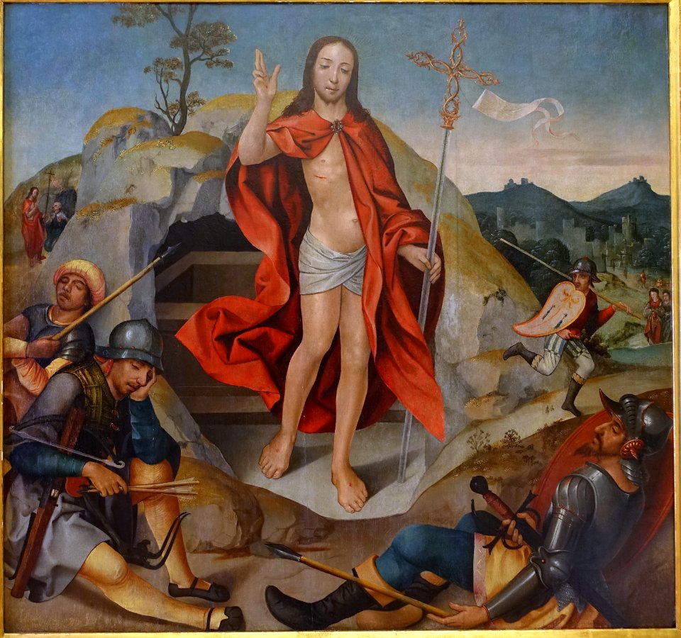 Resurrection, by the Frei Carlos Workshop, c. 1525-1550 - Museu Nacional de Machado de Castro - Coimbra, Portugal - DSC09994