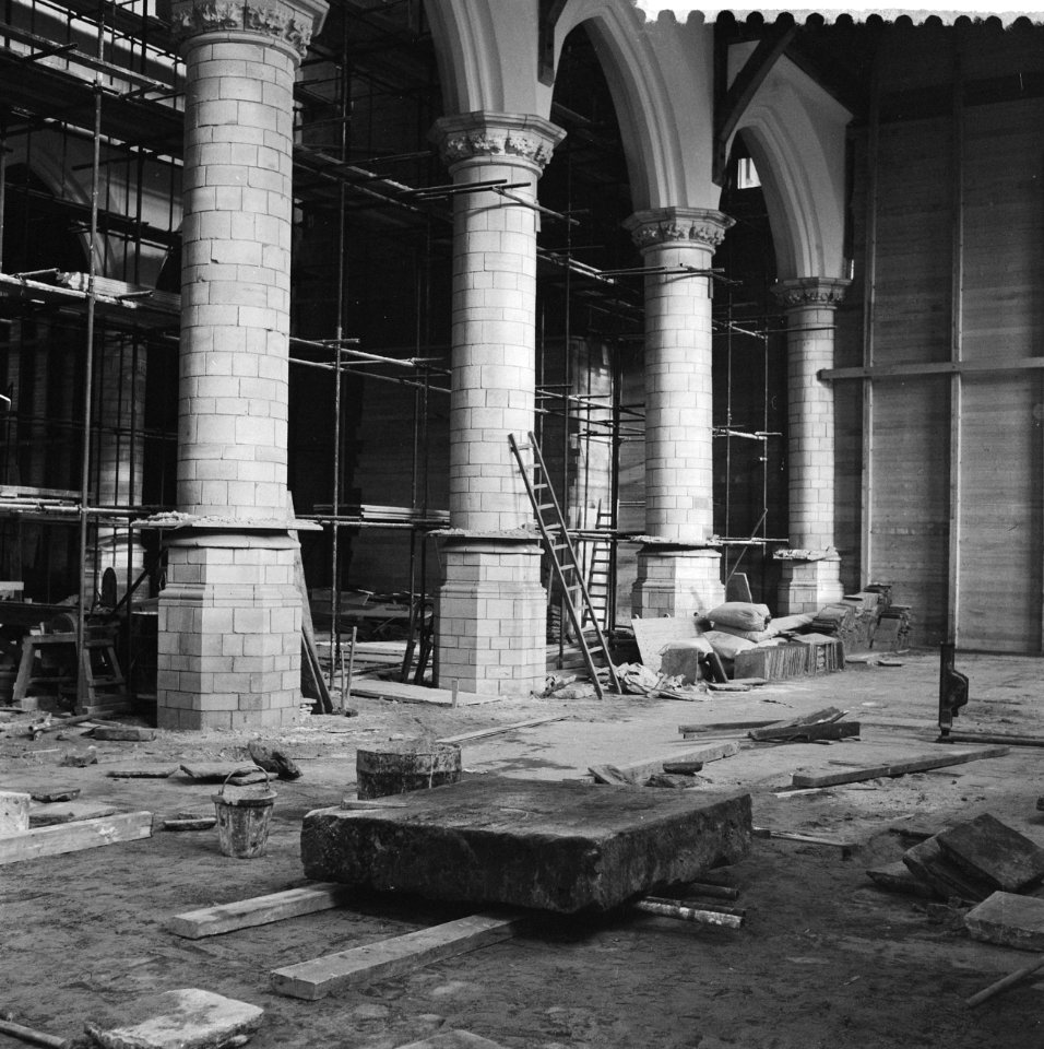 Restauratie van de ruim 700-jarige Oude kerk te Delft, Bestanddeelnr 911-9299