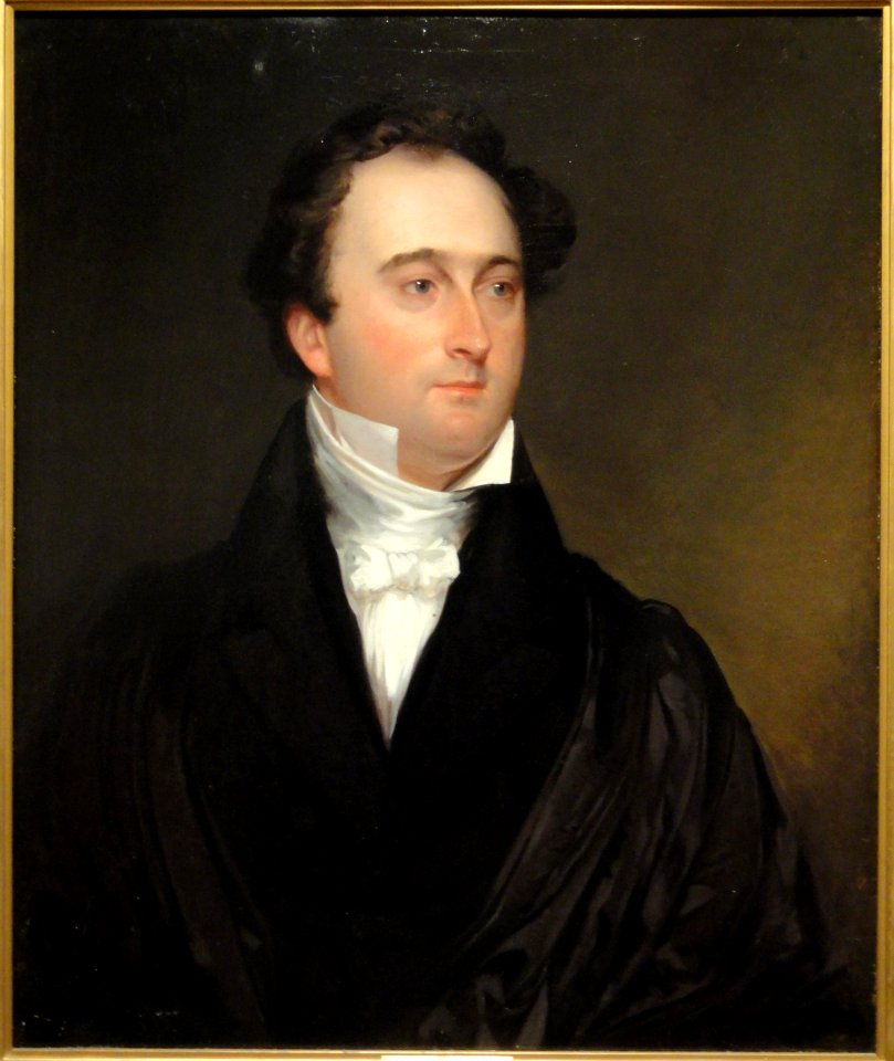 Reverend William Bourne-Oliver Peabody, by Chester Harding, 1828-1830 - Museum of Fine Arts, Springfield, MA - DSC03942