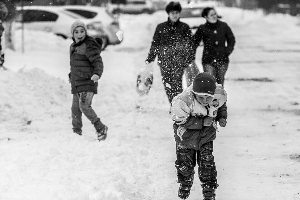 Play black and white smile