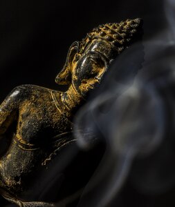 Incense stone aroma photo