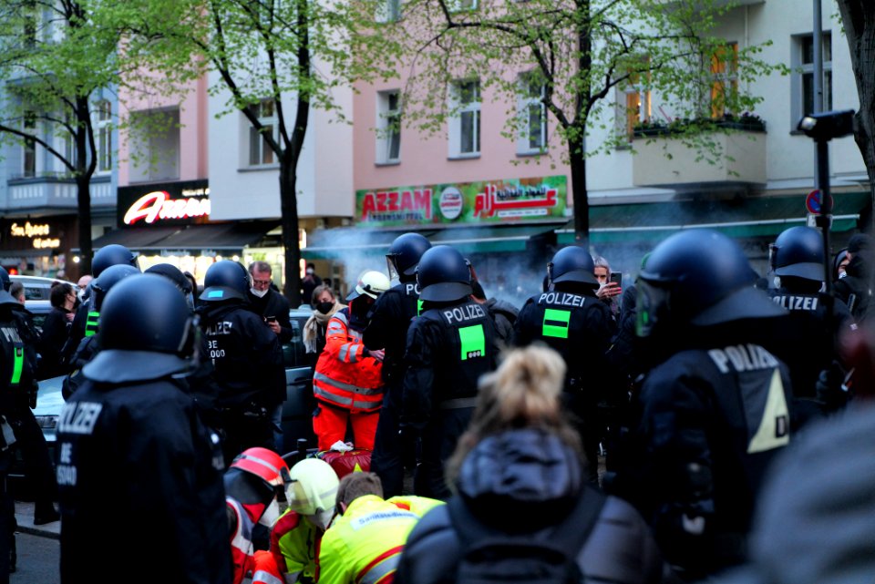 Revolutionary 1st may demonstration Berlin 2021 112