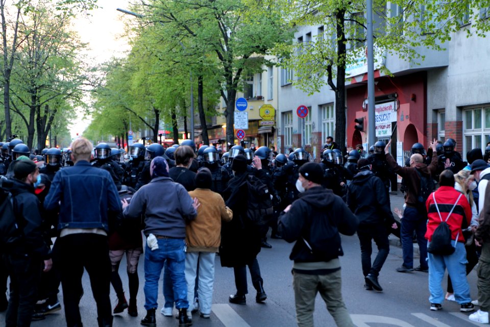 Revolutionary 1st may demonstration Berlin 2021 104