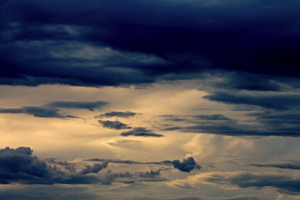 Cloud formation dramatic sky nature