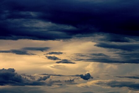Cloud formation dramatic sky nature photo