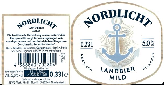 Rewe Markt GmbH Nord - Nordlicht Landbier