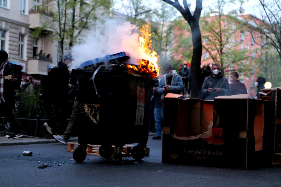 Revolutionary 1st may demonstration Berlin 2021 116