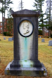 Rev. Leonard Woods (1774-1854), view 1 - Chapel Cemetery - Phillips Academy Andover - Andover, Massachusetts - DSC05394