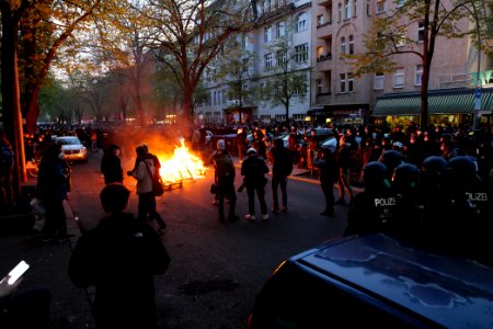 Revolutionary 1st may demonstration Berlin 2021 156