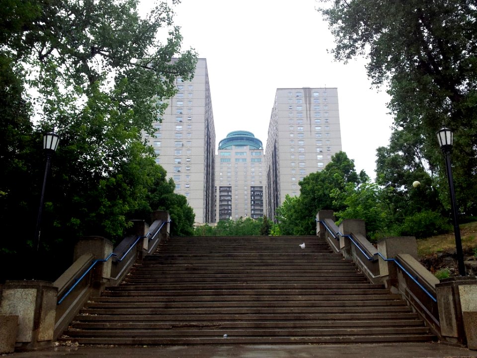 Revolving restaurant from Assiniboine Riverwalk