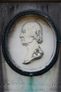 Rev. Leonard Woods (1774-1854), view 2 - Chapel Cemetery - Phillips Academy Andover - Andover, Massachusetts - DSC05396