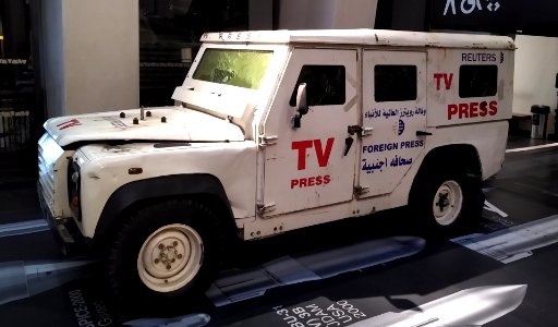 Reuters vehicle used in Palestine