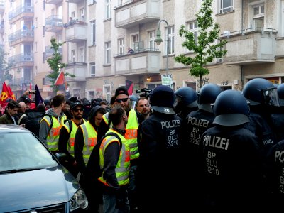 Revolutionary 1st may demonstration Berlin 2019 03