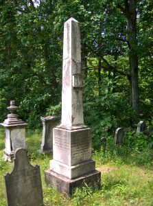 Rev. Wm. Jeffery and Family Obelisk, Bethany Cemetery, 2015-06-11, 01