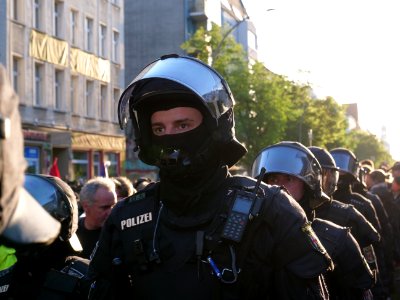 Revolutionary 1st may demonstration Berlin 2019 05