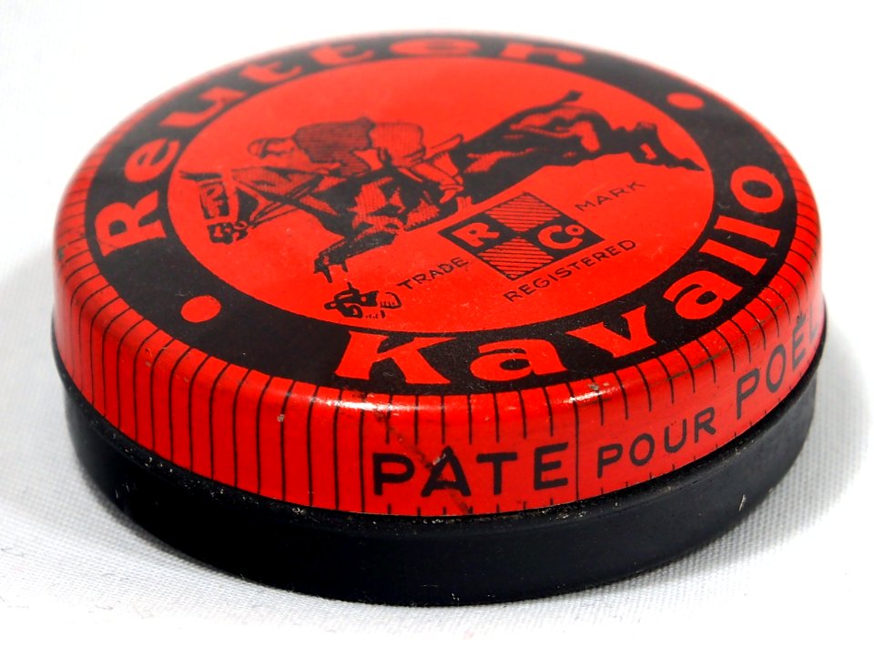 Reutter Kavallo Horse Shoe Polish Tin 1930s picture 5